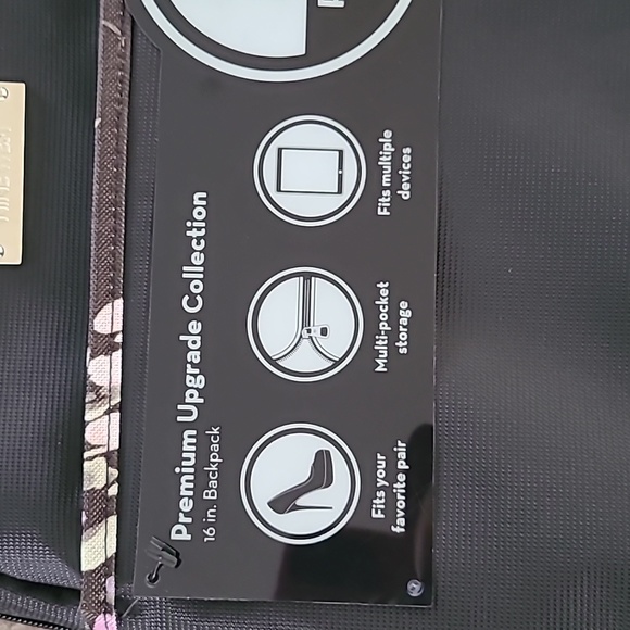 NINE WEST WOMEN'S BLACK BACKPACK - Picture 10 of 15